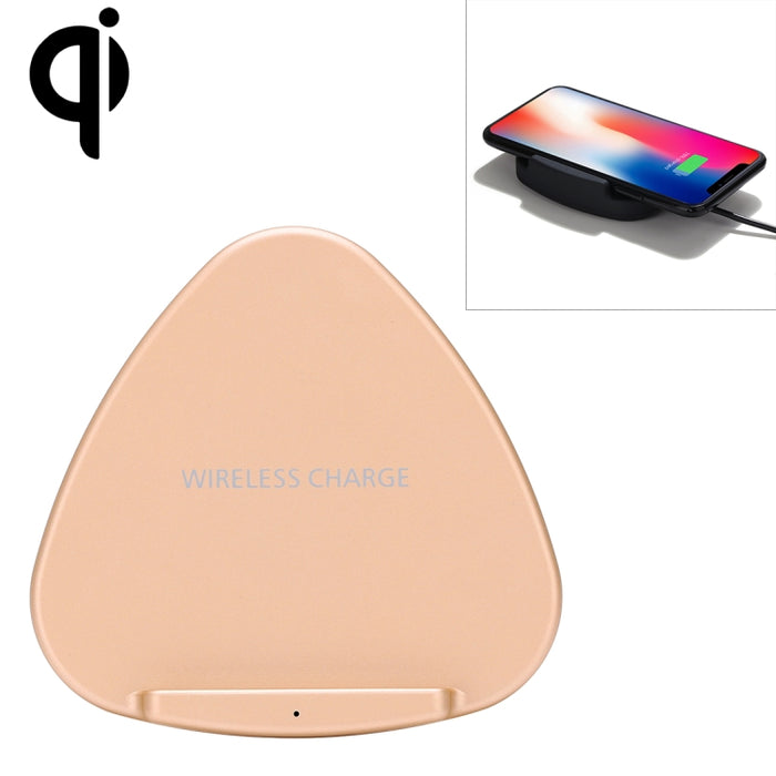 QK11 10W ABS + PC Cargador inalámbrico Qi de carga rápida