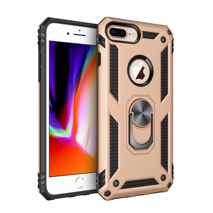 Sergeant Armor Funda protectora de TPU + PC a prueba de golpes para iPhone 7/8 Plus, con soporte de rotación de 360 grados