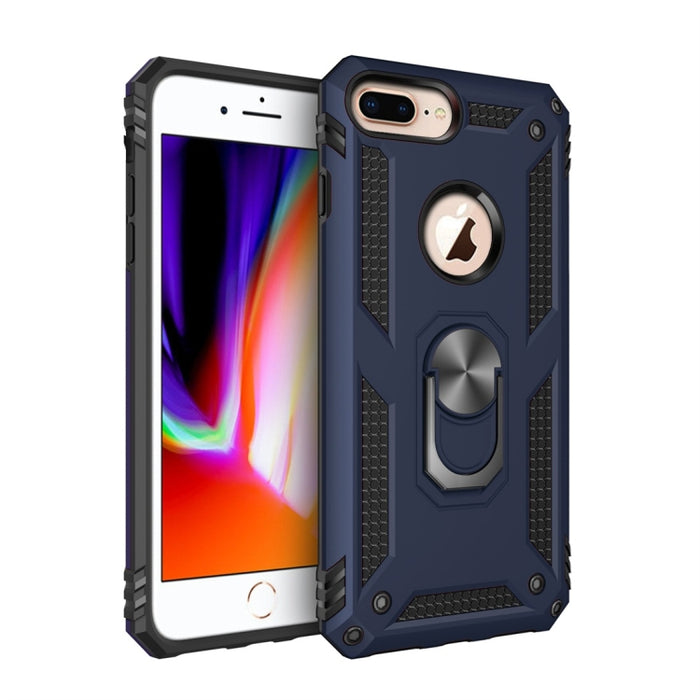 Sergeant Armor Funda protectora de TPU + PC a prueba de golpes para iPhone 7/8 Plus, con soporte de rotación de 360 grados