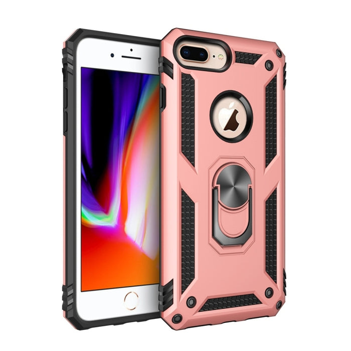 Sergeant Armor Funda protectora de TPU + PC a prueba de golpes para iPhone 7/8 Plus, con soporte de rotación de 360 grados