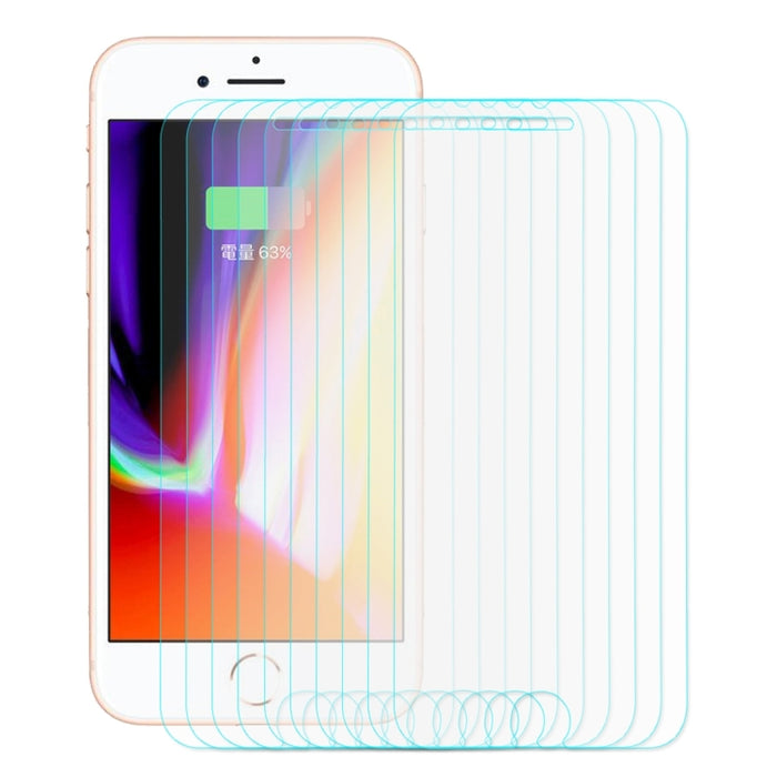 10 PCS ENKAY para iPhone 8 Plus y 7 Plus 0,26 mm Dureza 9H Película de pantalla de vidrio templado curvado 2.5D