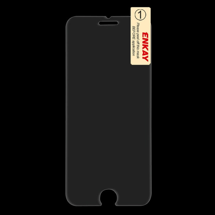 10 PCS ENKAY para iPhone 8 Plus y 7 Plus 0,26 mm Dureza 9H Película de pantalla de vidrio templado curvado 2.5D