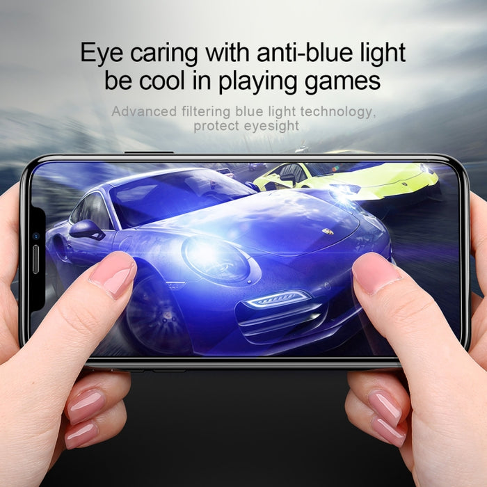 Para iPhone 11 Pro Max / XS Max Baseus Película de vidrio templado anti-rayos azules de 0,3 mm