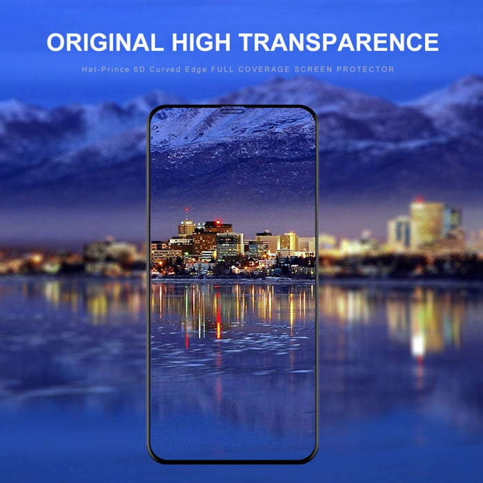 Para iPhone 11 Pro Max / XS Max ENKAY Hat-Prince 0.26mm 9H 6D Película de vidrio templado de pantalla completa curvada
