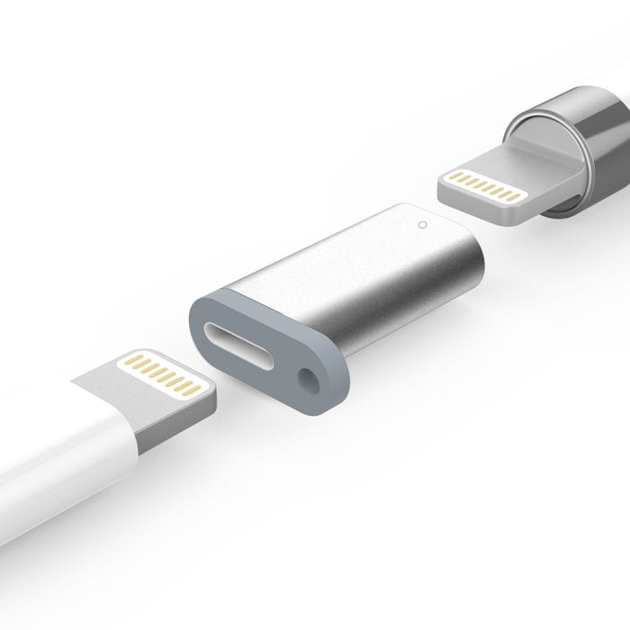 Adaptador de cargador Apple Pencil con carcasa de aluminio para iPad Pro