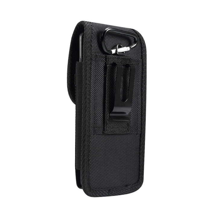 Riñonera vertical universal de tela de nailon de 5,2 pulgadas para Galaxy S10e, Huawei P30 y Honor 8