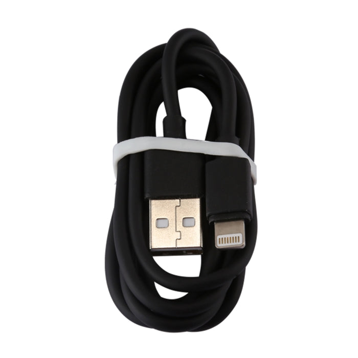 Para iPhone 5V 2.1A Cargador USB de identificación inteligente con cable de carga USB de 1 m a 8 pines, enchufe de la UE