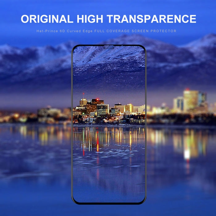 Para iPhone XR ENKAY Hat-Prince 0,26 mm 9H 6D Película de vidrio templado de pantalla completa curvada