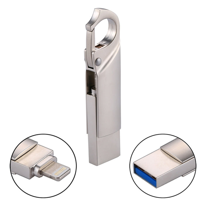 RQW-10F Unidad flash tipo llavero USB 2.0 y 8 pines de 32 GB 2 en 1