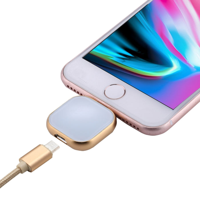Unidad de disco flash multifuncional RQW-18S de 8 pines y 64 GB con cable USB / Micro USB a Micro USB