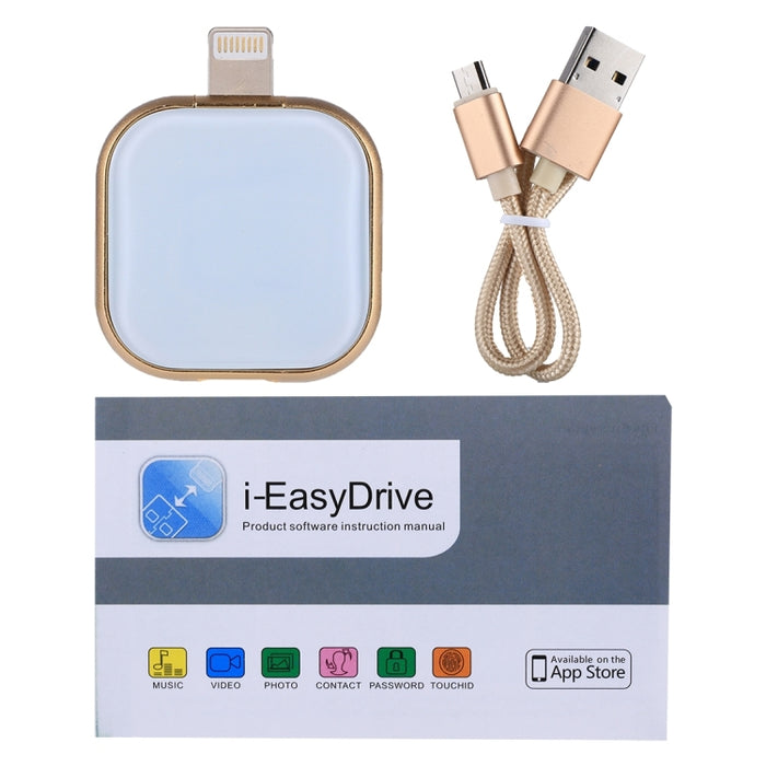 Unidad de disco flash multifuncional RQW-18S de 8 pines y 64 GB con cable USB / Micro USB a Micro USB