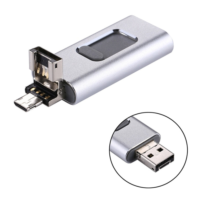 easyflash RQW-01B Unidad flash 3 en 1 USB 2.0 y 8 pines y micro USB de 64 GB
