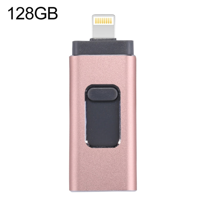 easyflash RQW-01B Unidad flash 3 en 1 USB 2.0 y 8 pines y micro USB de 128 GB