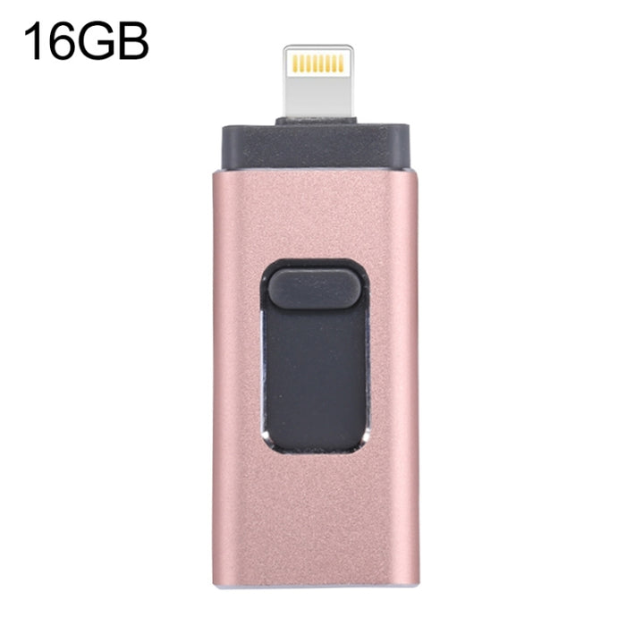 easyflash RQW-01B Unidad flash 3 en 1 USB 2.0 y 8 pines y micro USB de 16 GB