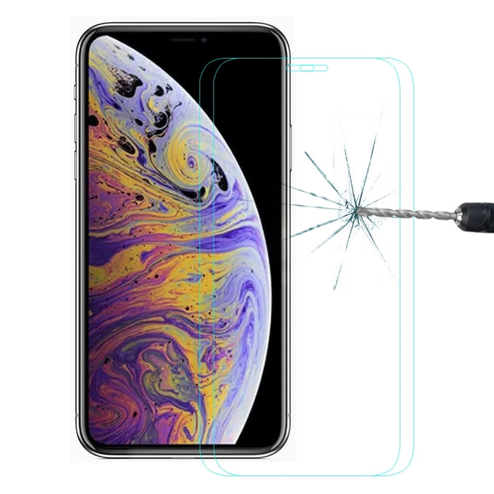 Para iPhone 11 Pro Max / XS Max 2 piezas ENKAY Hat-Prince 0,26 mm 9H 2.5D Película de vidrio templado