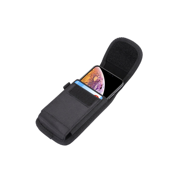 Riñonera vertical universal de tela de nailon de 4,7 pulgadas para iPhone X y iPhone 8, Galaxy S6, Redmi 3