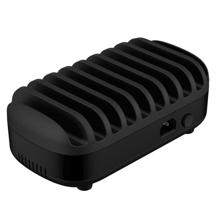 ORICO DUK-10P Estación de carga inteligente con 10 puertos USB de 120 W y soporte para teléfono y tableta