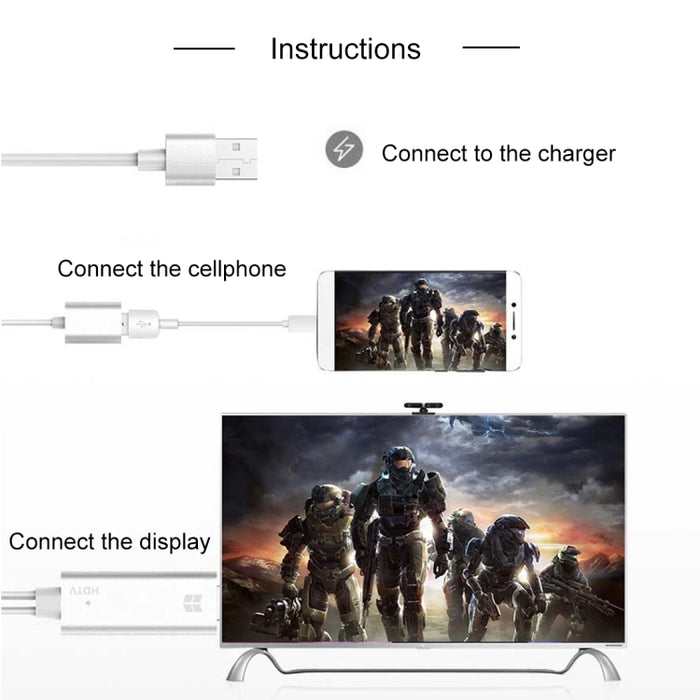 Cable HDTV convertidor de vídeo USB 3.0 hembra HDMI HD 1080P