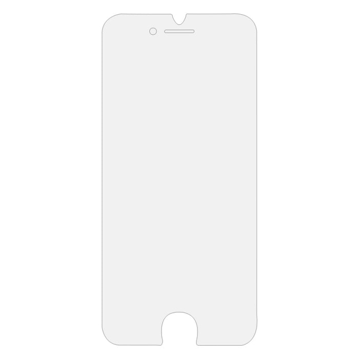Para iPhone SE 2022 / SE 2020 10 piezas Película de vidrio templado con borde de arco grande