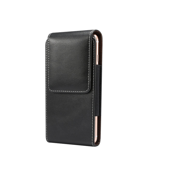 Riñonera Vertical Universal Con Textura De Piel De Cordero De 6,9 Pulgadas Para Huawei Mate 20x, Xiaomi Max