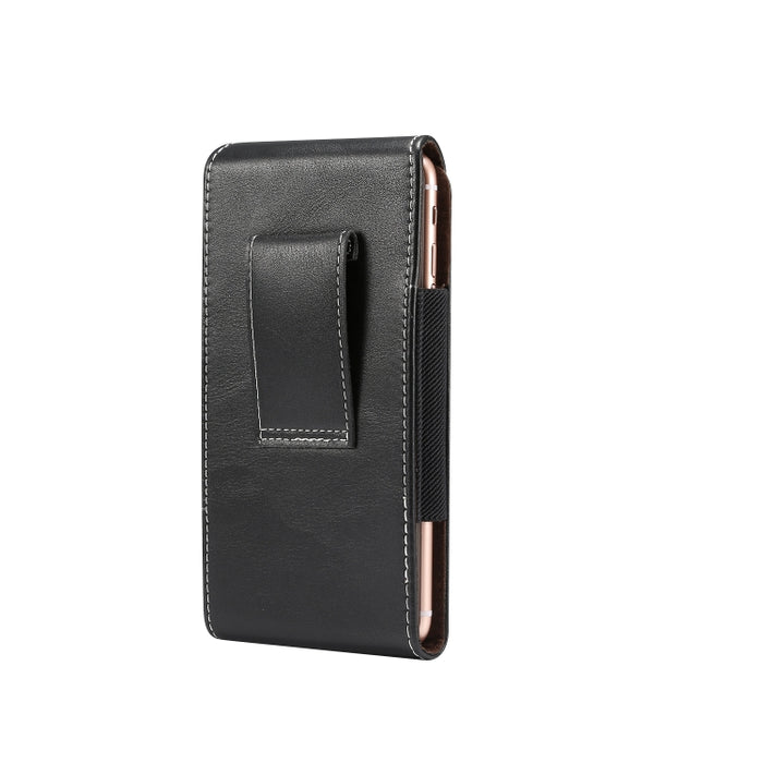 Riñonera Vertical Universal Con Textura De Piel De Cordero De 6,9 Pulgadas Para Huawei Mate 20x, Xiaomi Max