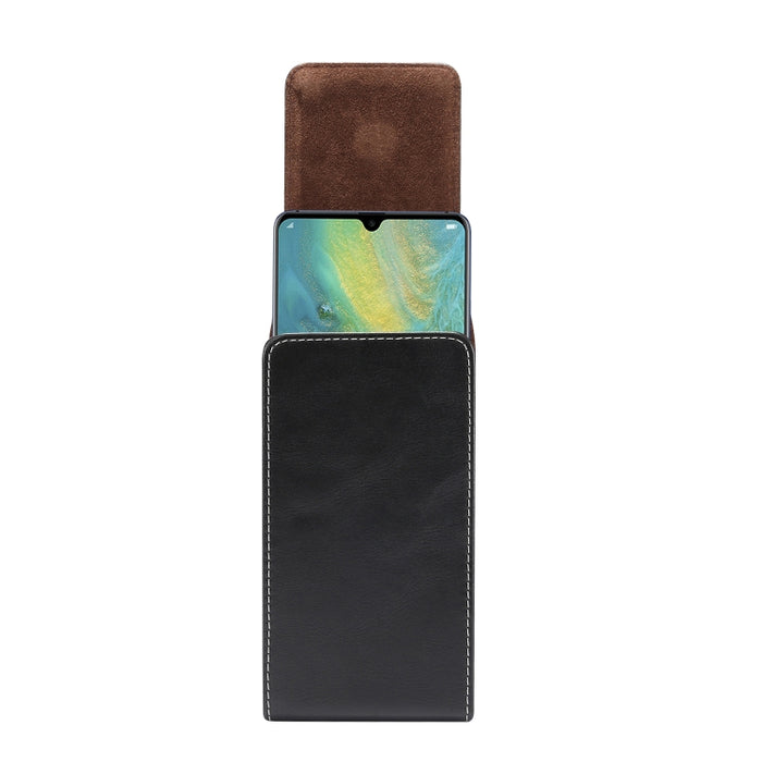 Riñonera Vertical Universal Con Textura De Piel De Cordero De 6,9 Pulgadas Para Huawei Mate 20x, Xiaomi Max