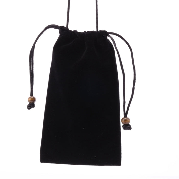 Bolsa de transporte universal de tela aterciopelada de algodón para ocio de 6,9 pulgadas con cordón para iPhone 8 Plus, Galaxy S10+, Huawei Mate 20X, Xiaomi Max