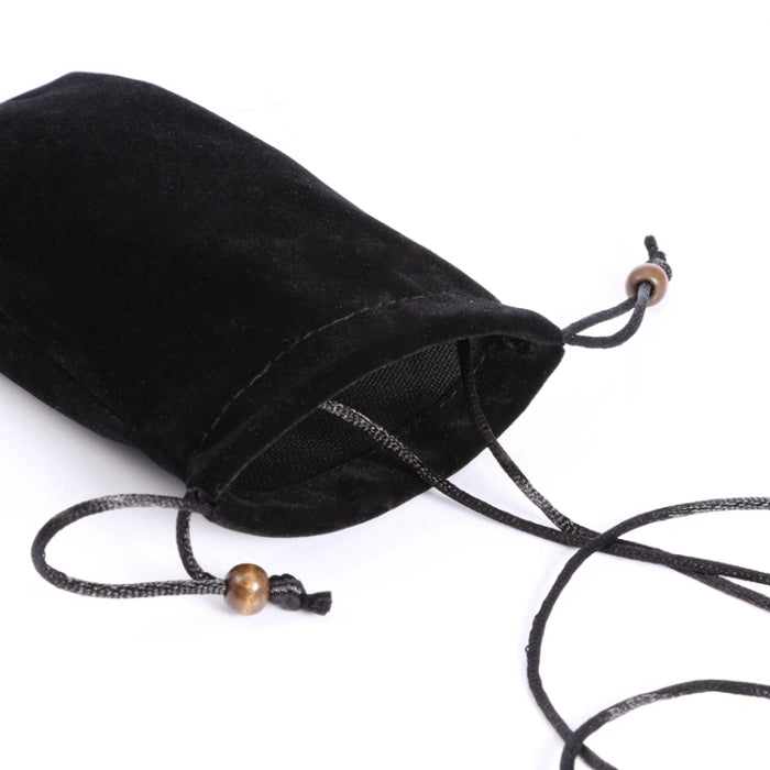 Bolsa de transporte universal de tela aterciopelada de algodón para ocio de 6,9 pulgadas con cordón para iPhone 8 Plus, Galaxy S10+, Huawei Mate 20X, Xiaomi Max