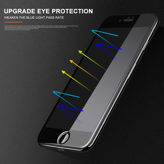 Película de vidrio templado con impresión de seda mocolo de 0,33 mm 9H 2.5D para iPhone 8 Plus y 7 Plus