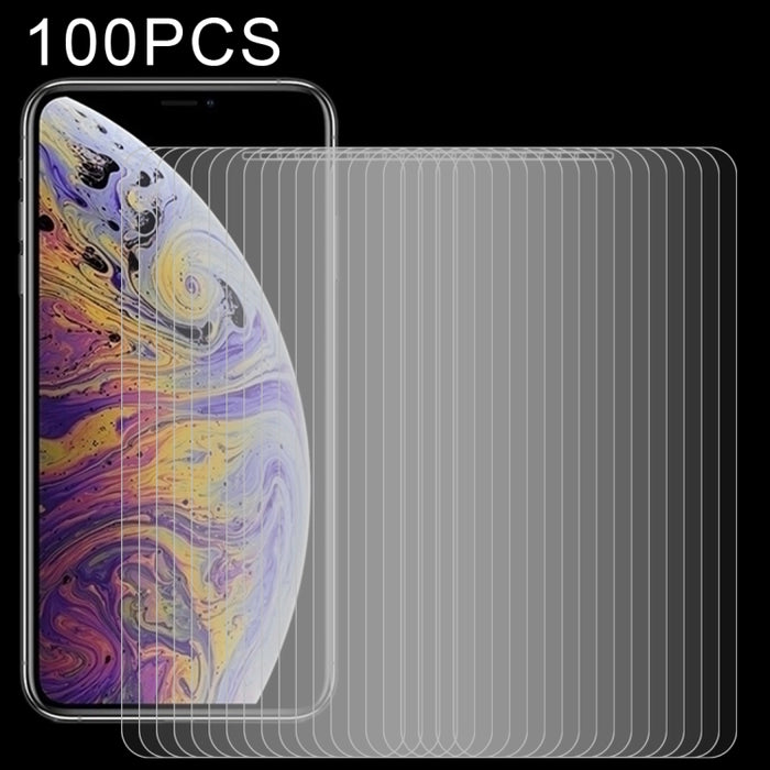 Para iPhone XS Max 100 piezas 9H 2.5D Película de vidrio templado