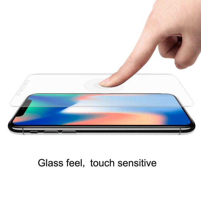 ENKAY Hat-Prince 0,1 mm 3D Protector de pantalla completa Película de hidrogel a prueba de explosiones para iPhone XS, material TPU + TPE + PET