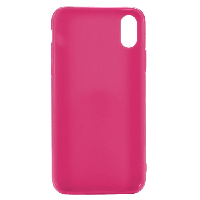 Para iPhone X / XS Funda de TPU color caramelo