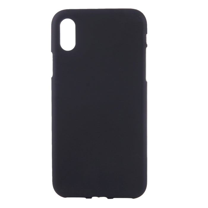 Para iPhone XS Max Funda de TPU suave esmerilada de color sólido