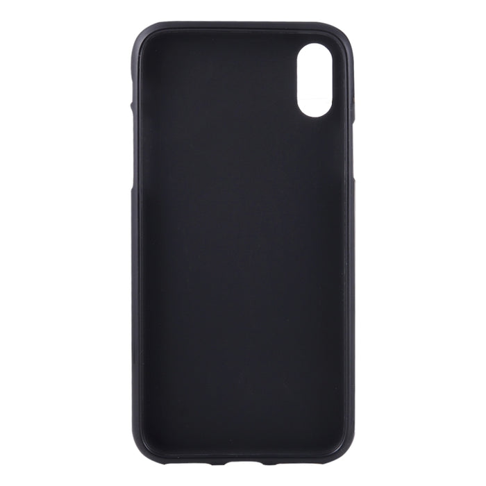 Para iPhone XS Max Funda de TPU suave esmerilada de color sólido
