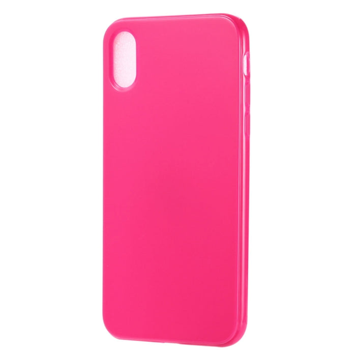Para iPhone XS Max Funda de TPU color caramelo