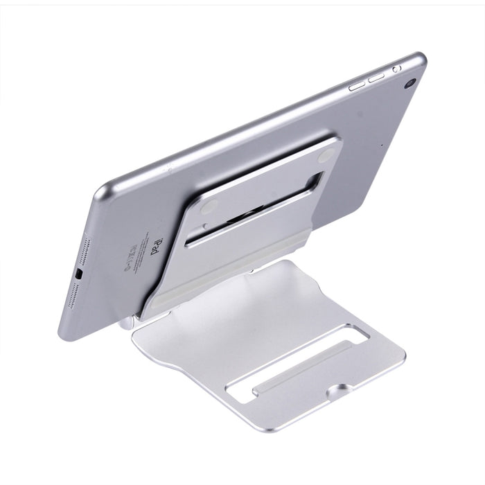 Soporte plegable ajustable portátil del tenedor de la tableta de escritorio de la aleación de aluminio del CNC para el iPad y el iPhone y la tableta