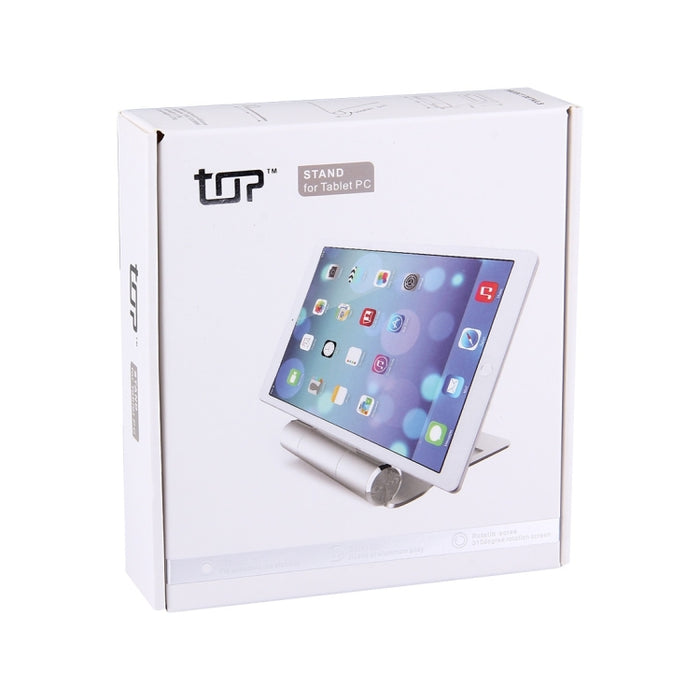 Soporte plegable ajustable portátil del tenedor de la tableta de escritorio de la aleación de aluminio del CNC para el iPad y el iPhone y la tableta