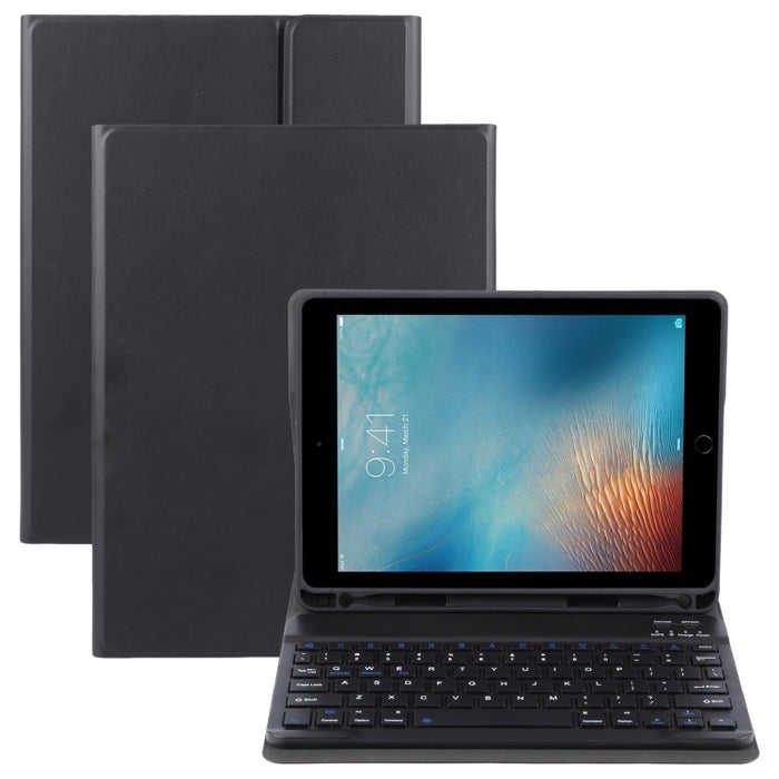 IP071 para iPad Pro 9.7 pulgadas / iPad Air 2 / iPad Air /iPad 9.7 (2018) y iPad 9.7 (2017) Teclado Bluetooth ABS separable + Funda para tableta de cuero con tapa horizontal con textura Litchi con soporte