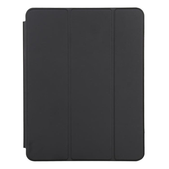 Funda de cuero de color sólido con tapa horizontal para iPad Pro de 12,9 pulgadas (2018), con soporte plegable triple y función de activación/suspensión