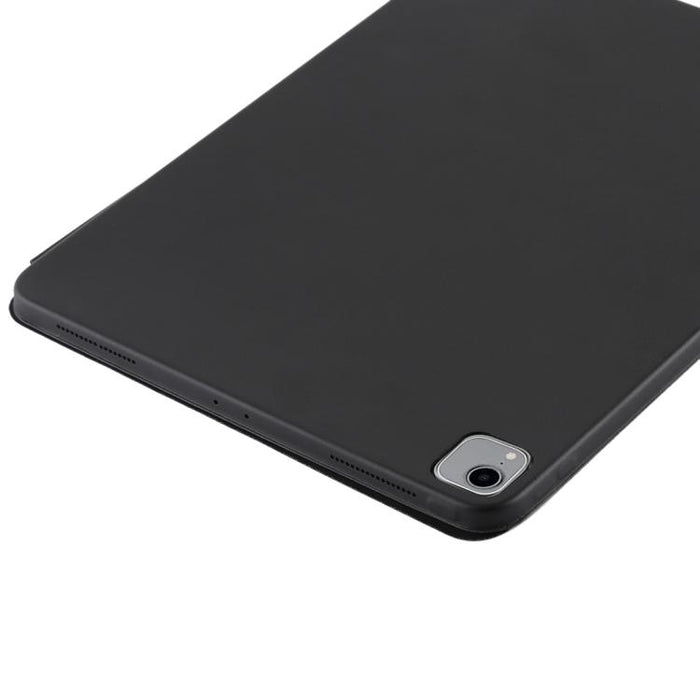 Funda de cuero de color sólido con tapa horizontal para iPad Pro de 12,9 pulgadas (2018), con soporte plegable triple y función de activación/suspensión