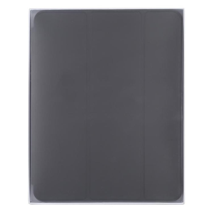 Funda de cuero de color sólido con tapa horizontal para iPad Pro de 12,9 pulgadas (2018), con soporte plegable triple y función de activación/suspensión