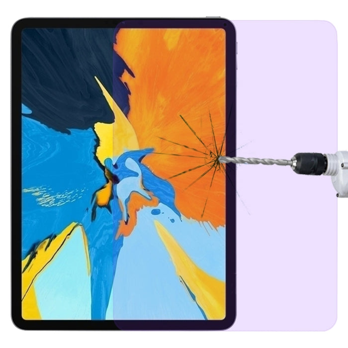 Película de vidrio templado a prueba de explosiones anti-rayos azules de 0,33 mm 9H 2.5D para iPad Pro 11 2018/2020/2021/2022 / iPad Air 4 y 5 10,9