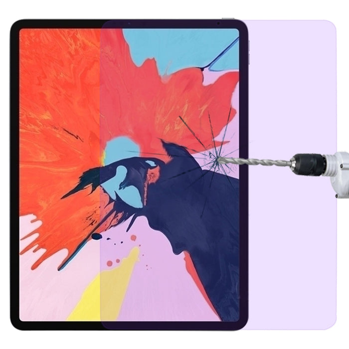 Película de vidrio templado a prueba de explosiones anti-rayos azules de 0,33 mm 9H 2.5D para iPad Pro 12.9 2018/2020/2021/2022