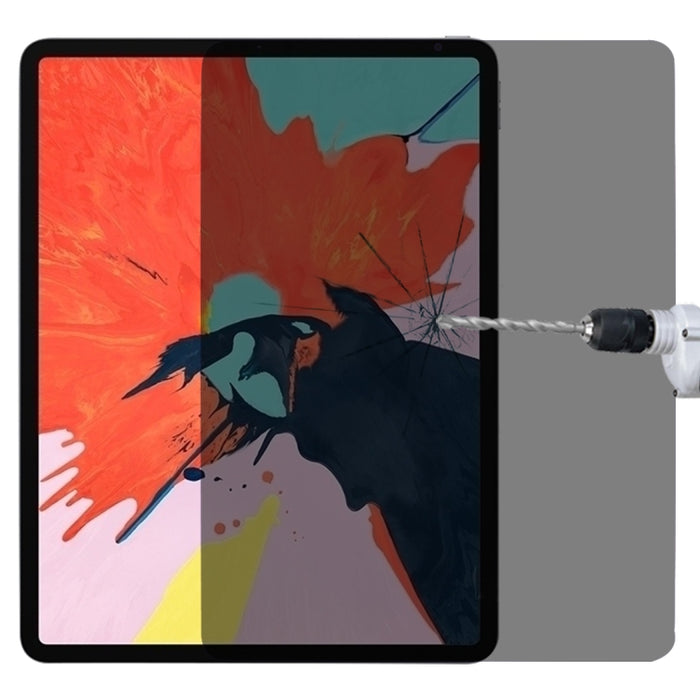 Película de vidrio templado a prueba de explosiones antideslumbrante de privacidad de 0,33 mm 9H 2.5D para iPad Pro 12.9 (2018/2020)