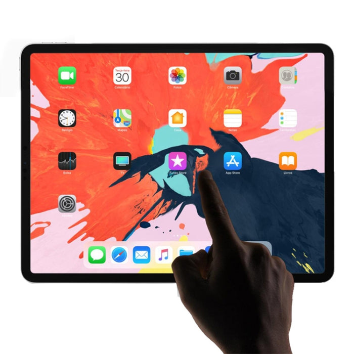 Película de vidrio templado a prueba de explosiones antideslumbrante de privacidad de 0,33 mm 9H 2.5D para iPad Pro 12.9 (2018/2020)