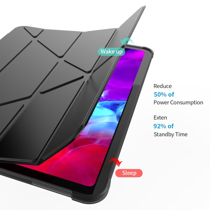 Funda para tableta de cuero TPU plegable múltiple para iPad Pro 11 2022/2021/2020/2018