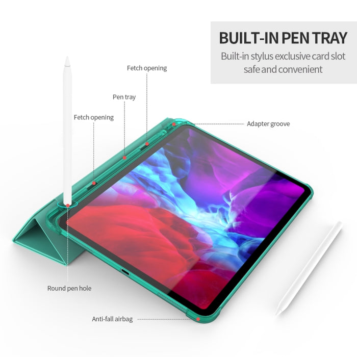 Funda para tableta de cuero TPU plegable múltiple para iPad Pro 11 2022/2021/2020/2018