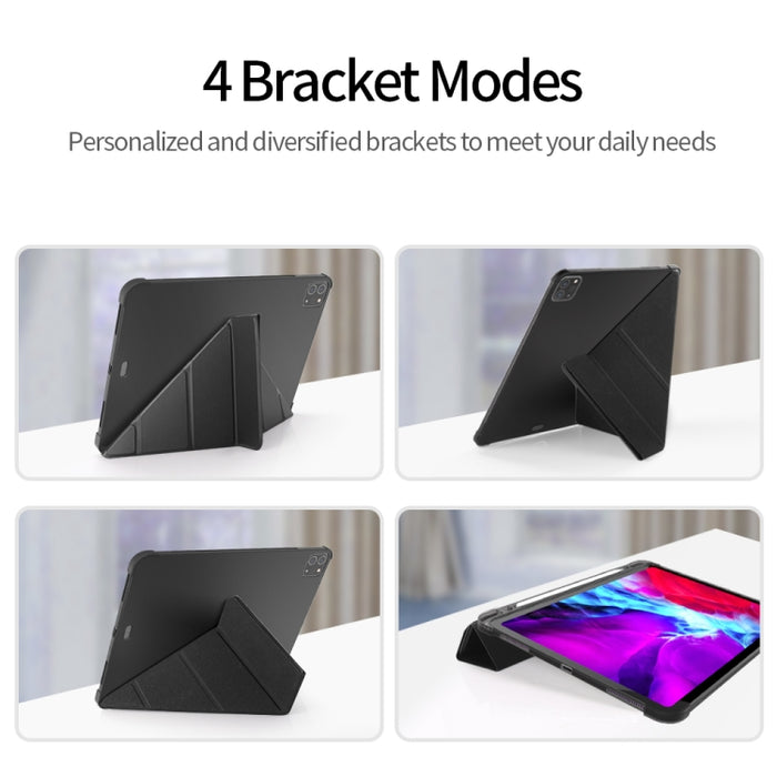 Funda para tableta de cuero TPU plegable múltiple para iPad Pro 11 2022/2021/2020/2018