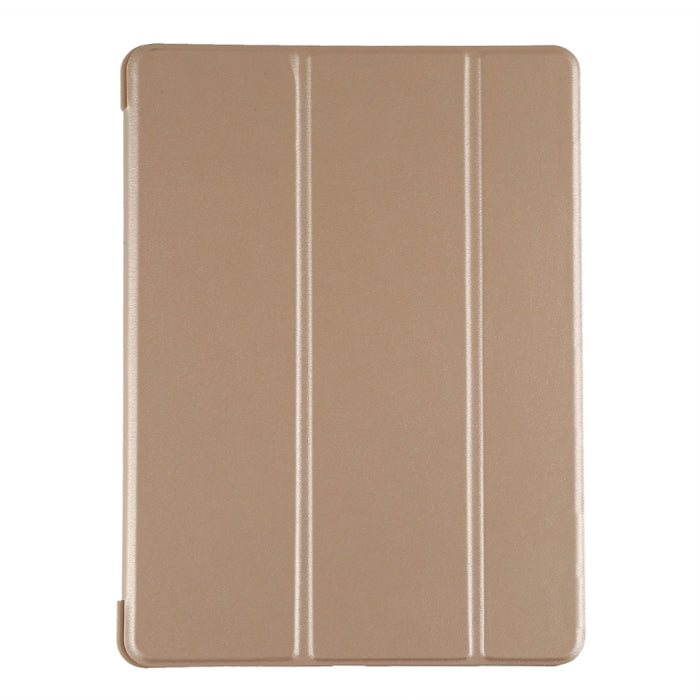 Funda inferior de plástico PU con deformación plegable Funda de cuero con tapa izquierda y derecha con soporte de tres pliegues y suspensión inteligente para iPad Air3 2019