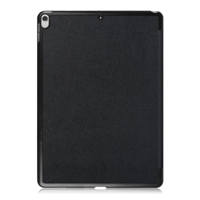 Funda de cuero con tapa horizontal Custer Texture para iPad Air 2019 de 10,5 pulgadas, con soporte plegable triple y función de suspensión/activación